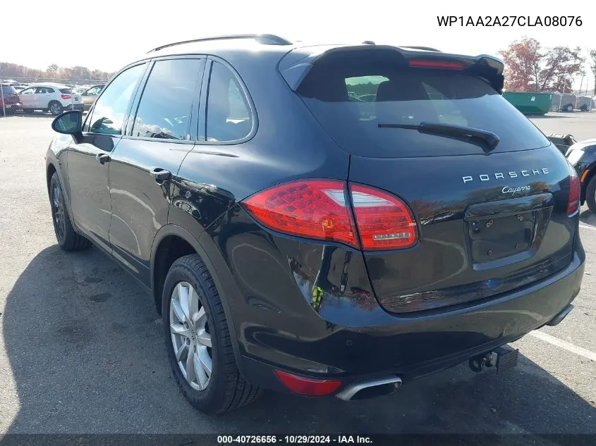 WP1AA2A27CLA08076 2012 Porsche Cayenne