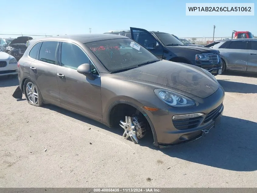 WP1AB2A26CLA51062 2012 Porsche Cayenne S