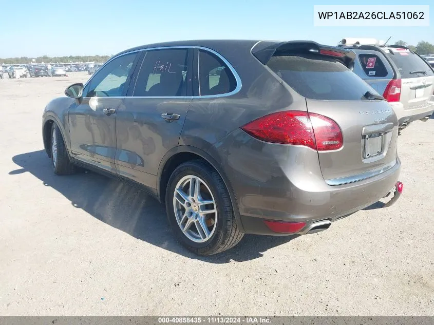 WP1AB2A26CLA51062 2012 Porsche Cayenne S