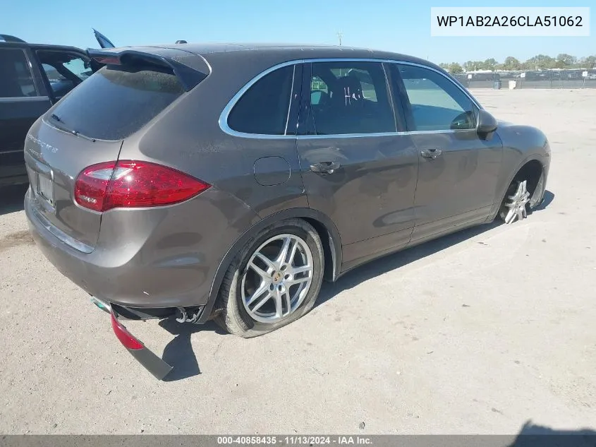 WP1AB2A26CLA51062 2012 Porsche Cayenne S