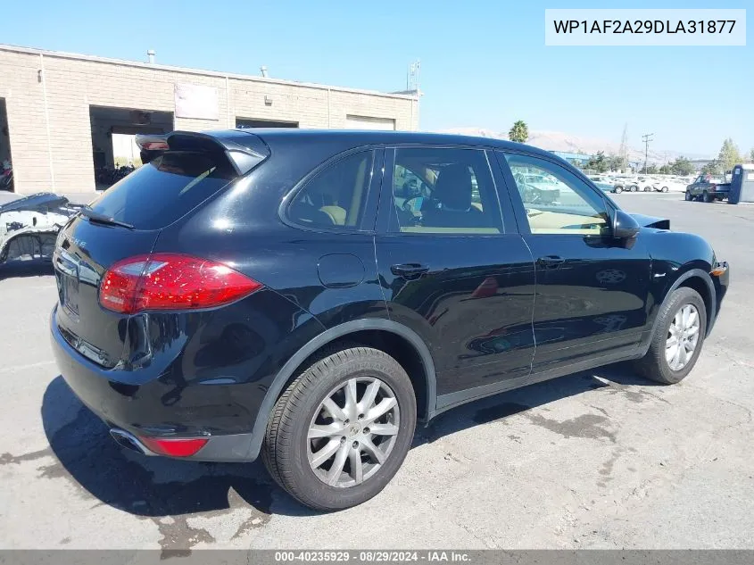 2013 Porsche Cayenne Diesel VIN: WP1AF2A29DLA31877 Lot: 40235929