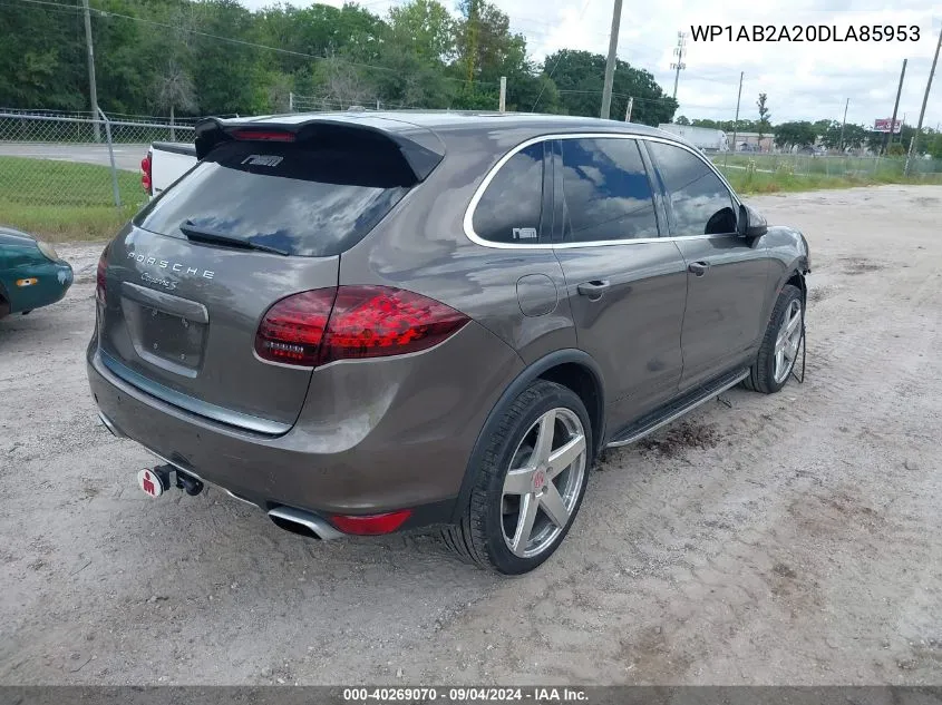 2013 Porsche Cayenne S VIN: WP1AB2A20DLA85953 Lot: 40269070