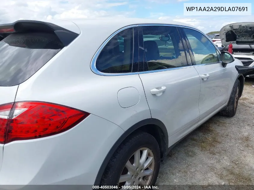 2013 Porsche Cayenne VIN: WP1AA2A29DLA07691 Lot: 40503046