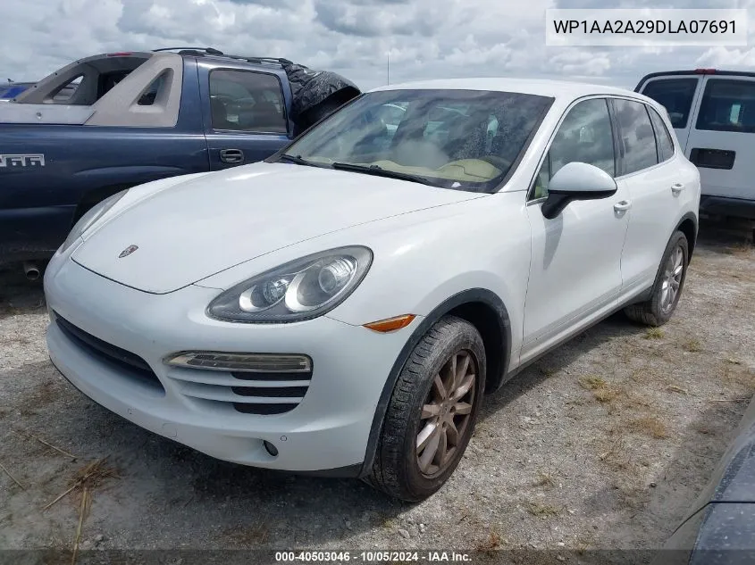 2013 Porsche Cayenne VIN: WP1AA2A29DLA07691 Lot: 40503046