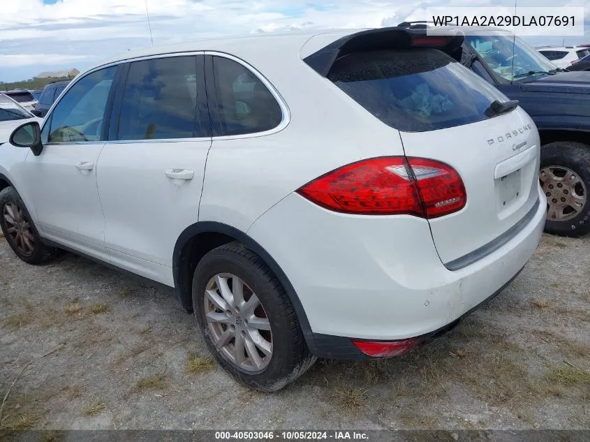 2013 Porsche Cayenne VIN: WP1AA2A29DLA07691 Lot: 40503046