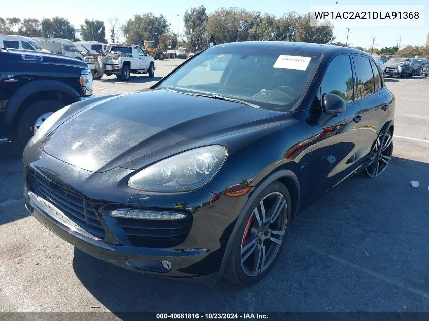 2013 Porsche Cayenne Turbo VIN: WP1AC2A21DLA91368 Lot: 40681816