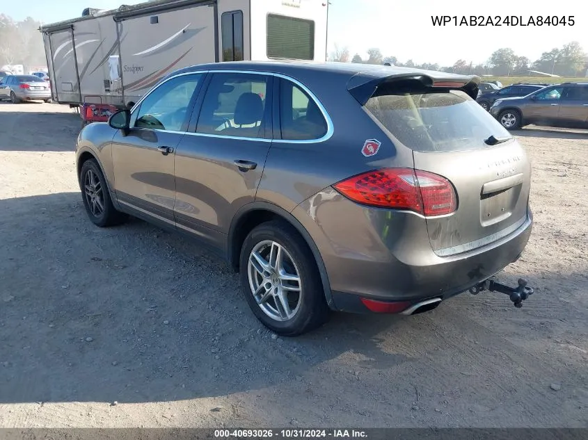 2013 Porsche Cayenne S VIN: WP1AB2A24DLA84045 Lot: 40693026