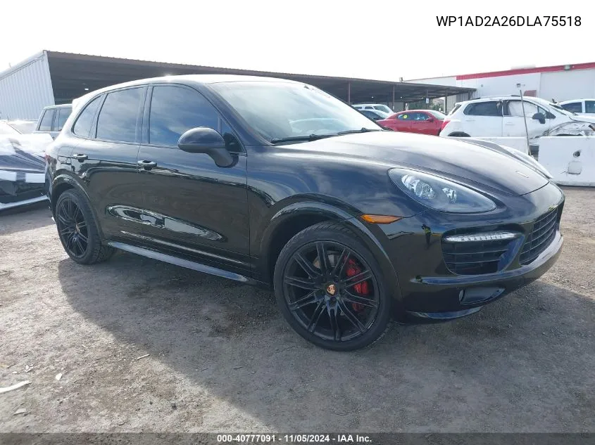 2013 Porsche Cayenne Gts VIN: WP1AD2A26DLA75518 Lot: 40777091