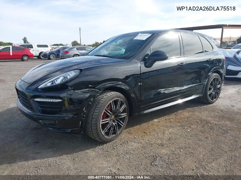 2013 Porsche Cayenne Gts VIN: WP1AD2A26DLA75518 Lot: 40777091