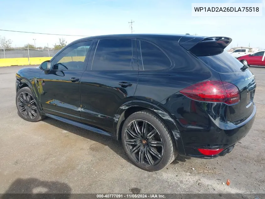 2013 Porsche Cayenne Gts VIN: WP1AD2A26DLA75518 Lot: 40777091