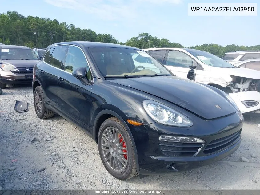 2014 Porsche Cayenne VIN: WP1AA2A27ELA03950 Lot: 40156577