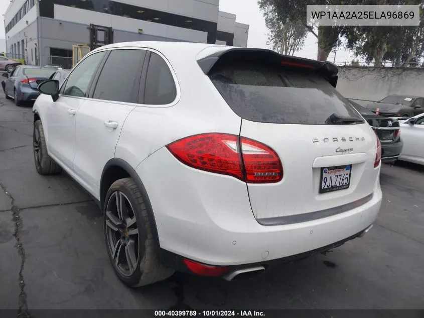 2014 Porsche Cayenne VIN: WP1AA2A25ELA96869 Lot: 40399789