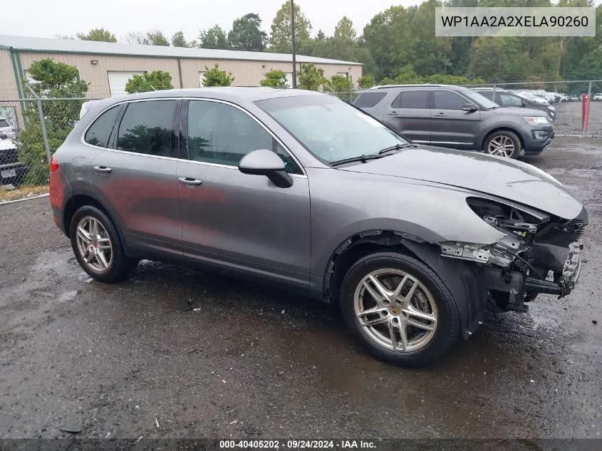 WP1AA2A2XELA90260 2014 Porsche Cayenne Platinum Edition