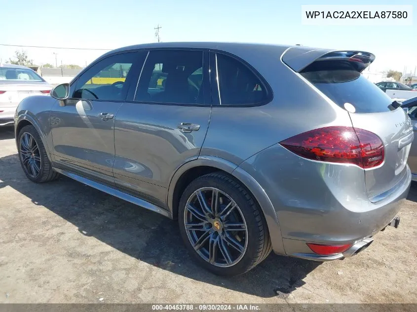 WP1AC2A2XELA87580 2014 Porsche Cayenne Turbo S