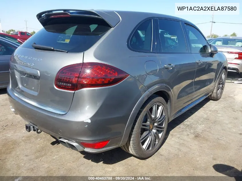 WP1AC2A2XELA87580 2014 Porsche Cayenne Turbo S