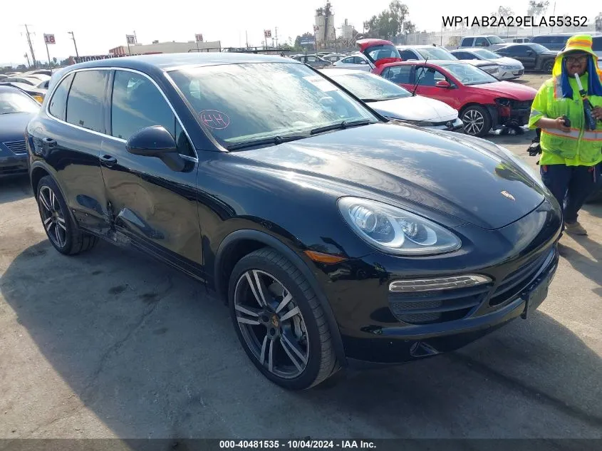 2014 Porsche Cayenne S VIN: WP1AB2A29ELA55352 Lot: 40481535