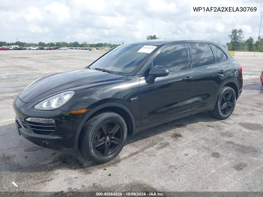 2014 Porsche Cayenne Diesel VIN: WP1AF2A2XELA30769 Lot: 40564824