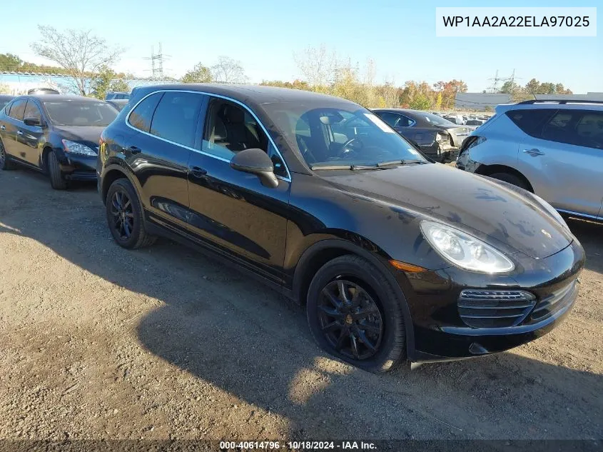 2014 Porsche Cayenne VIN: WP1AA2A22ELA97025 Lot: 40614796