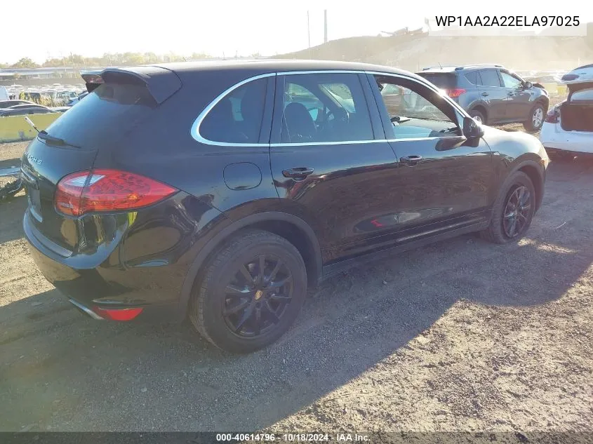 2014 Porsche Cayenne VIN: WP1AA2A22ELA97025 Lot: 40614796