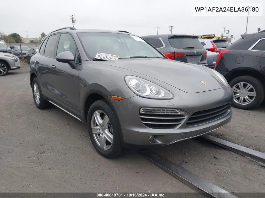 WP1AF2A24ELA36180 2014 Porsche Cayenne Diesel/Diesel Platinum Edition