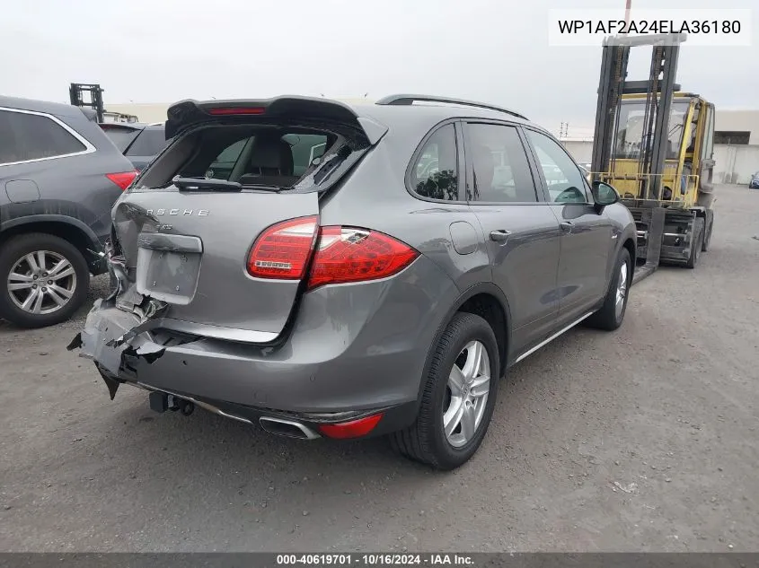 WP1AF2A24ELA36180 2014 Porsche Cayenne Diesel/Diesel Platinum Edition