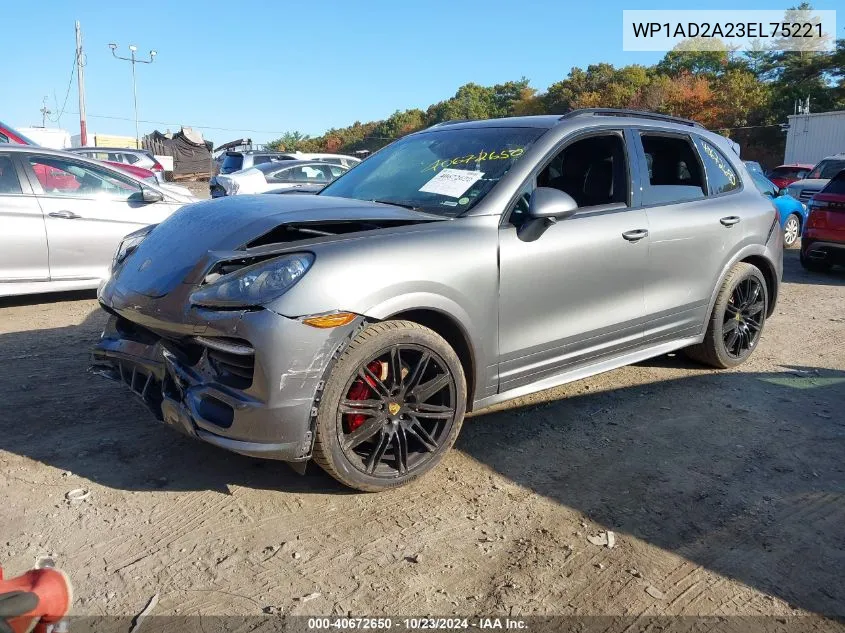 2014 Porsche Cayenne Gts VIN: WP1AD2A23EL75221 Lot: 40672650