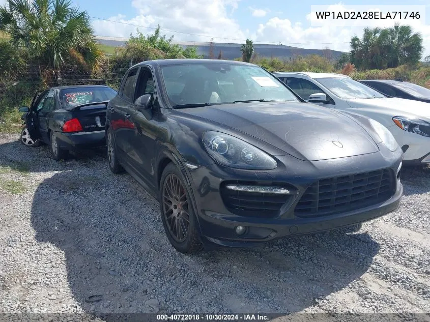 2014 Porsche Cayenne Gts VIN: WP1AD2A28ELA71746 Lot: 40722018