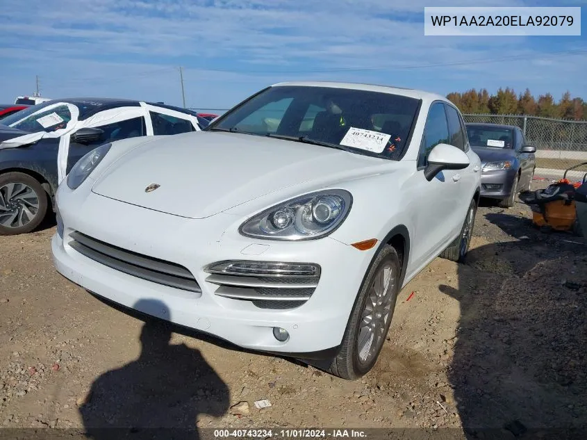 2014 Porsche Cayenne Platinum Edition VIN: WP1AA2A20ELA92079 Lot: 40743234