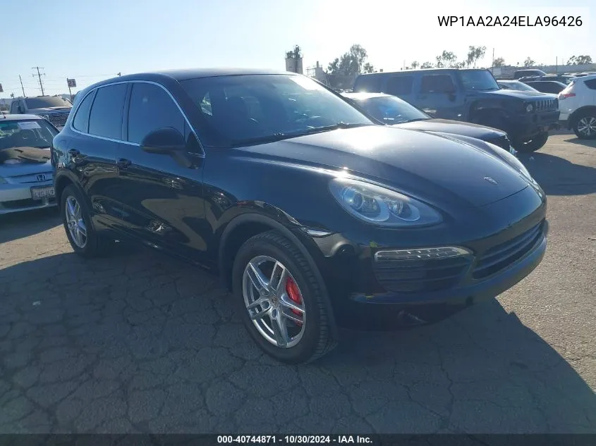 2014 Porsche Cayenne VIN: WP1AA2A24ELA96426 Lot: 40744871