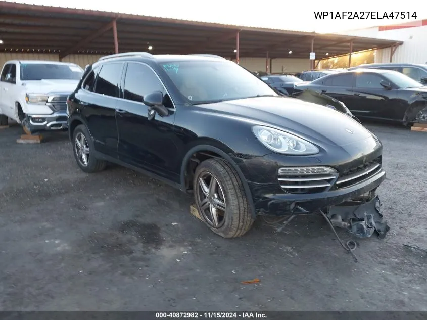 2014 Porsche Cayenne Diesel Platinum Edition VIN: WP1AF2A27ELA47514 Lot: 40872982