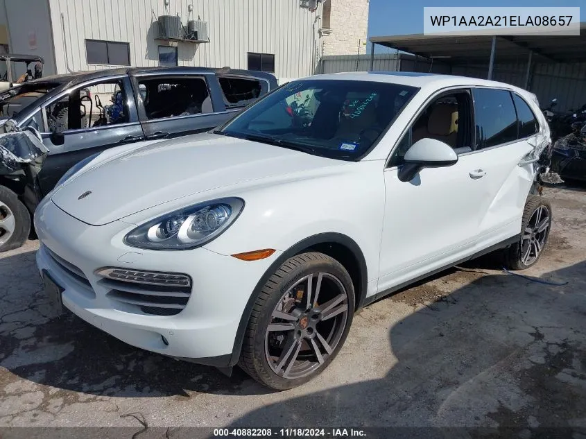 2014 Porsche Cayenne Platinum Edition VIN: WP1AA2A21ELA08657 Lot: 40882208