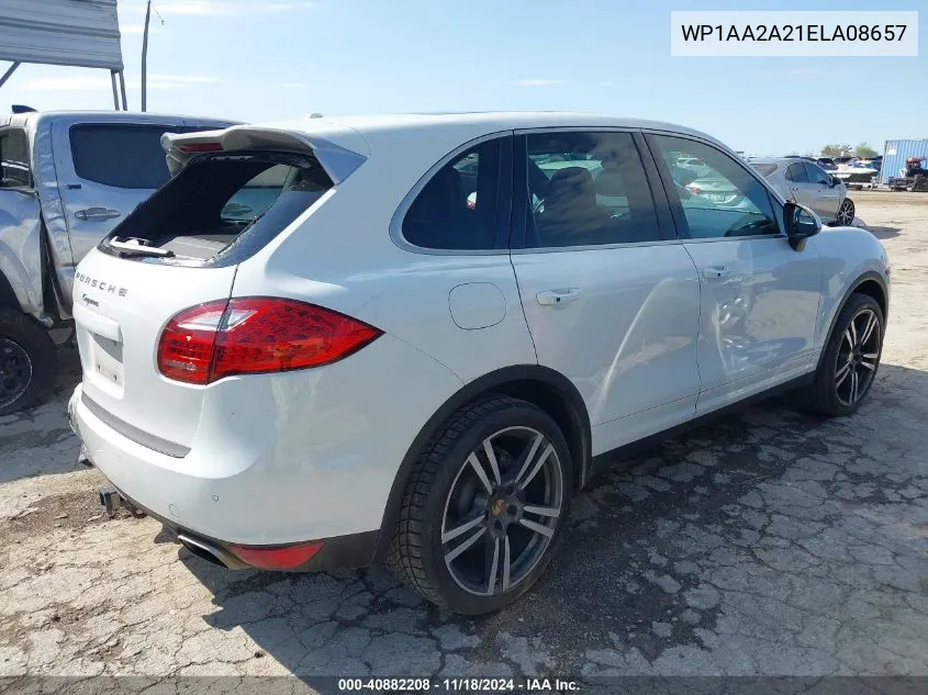 2014 Porsche Cayenne Platinum Edition VIN: WP1AA2A21ELA08657 Lot: 40882208