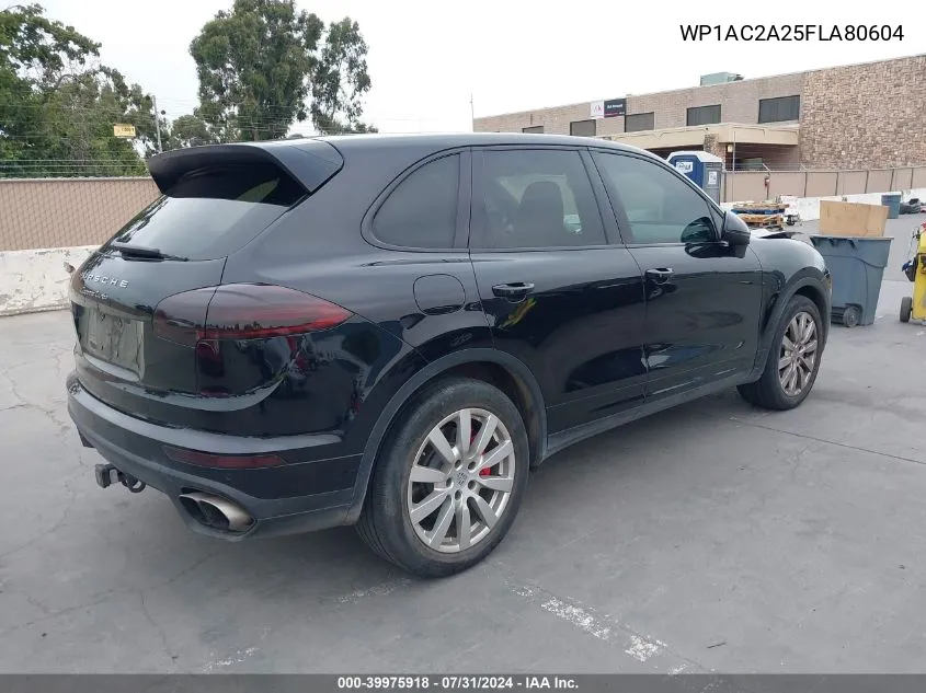 2015 Porsche Cayenne Turbo VIN: WP1AC2A25FLA80604 Lot: 39975918