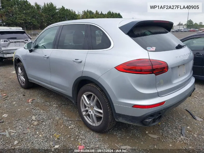 WP1AF2A27FLA40905 2015 Porsche Cayenne