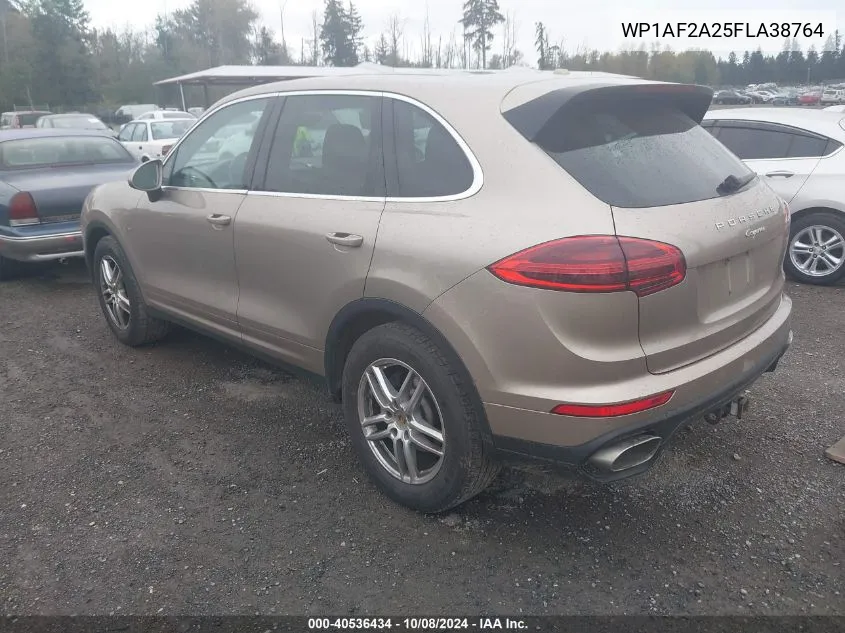 2015 Porsche Cayenne Diesel VIN: WP1AF2A25FLA38764 Lot: 40536434