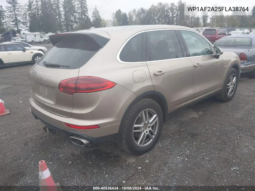 2015 Porsche Cayenne Diesel VIN: WP1AF2A25FLA38764 Lot: 40536434