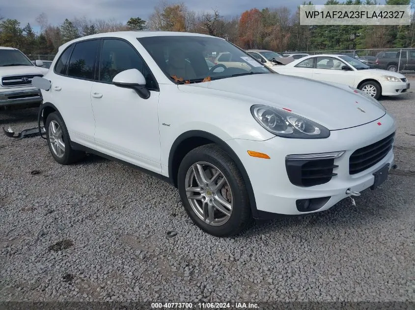 2015 Porsche Cayenne Diesel VIN: WP1AF2A23FLA42327 Lot: 40773700