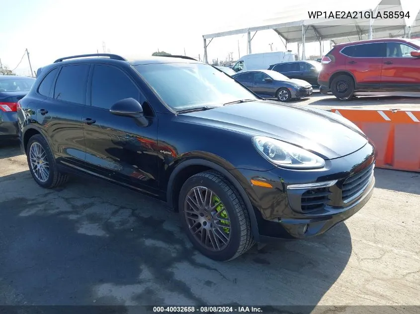 WP1AE2A21GLA58594 2016 Porsche Cayenne Se Hybrid