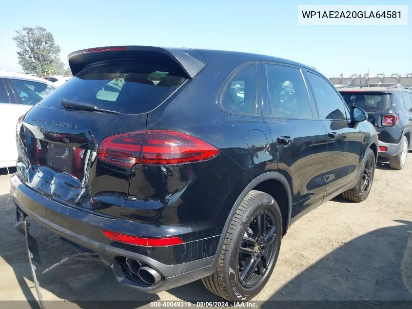 WP1AE2A20GLA64581 2016 Porsche Cayenne E-Hybrid S