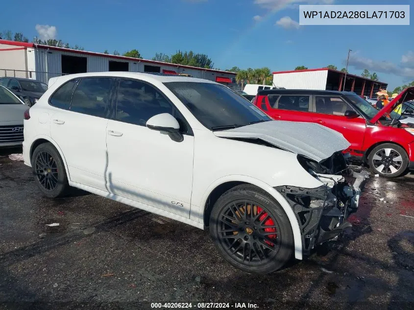 WP1AD2A28GLA71703 2016 Porsche Cayenne Gts