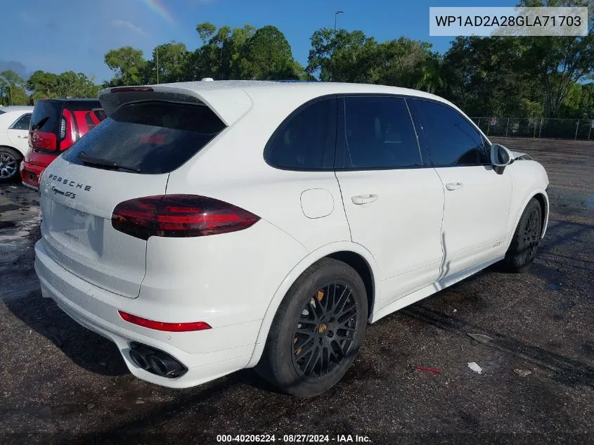 WP1AD2A28GLA71703 2016 Porsche Cayenne Gts