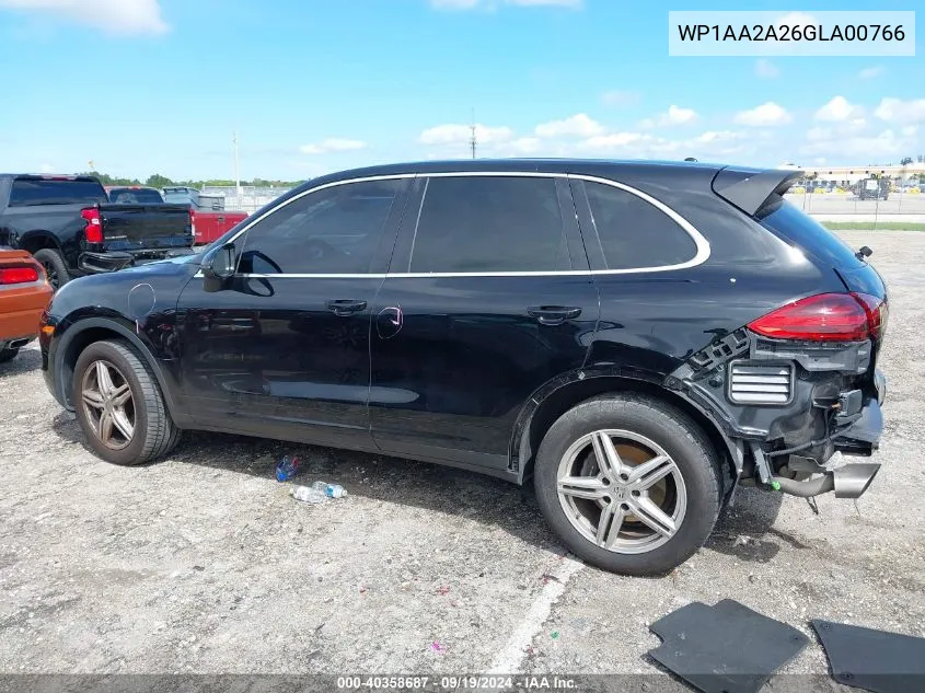 WP1AA2A26GLA00766 2016 Porsche Cayenne