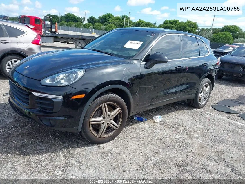 WP1AA2A26GLA00766 2016 Porsche Cayenne