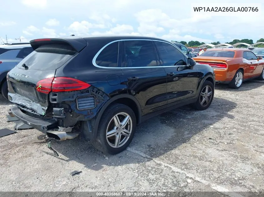 WP1AA2A26GLA00766 2016 Porsche Cayenne