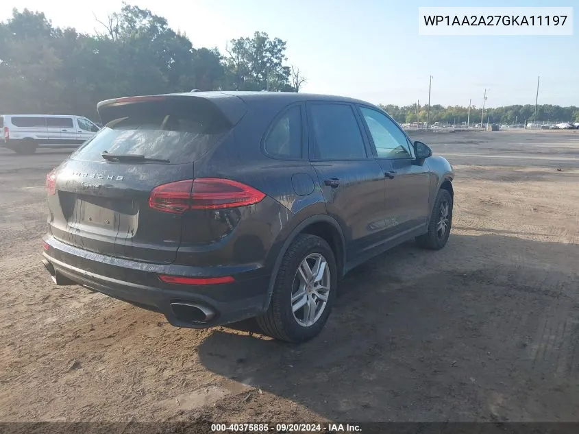 WP1AA2A27GKA11197 2016 Porsche Cayenne