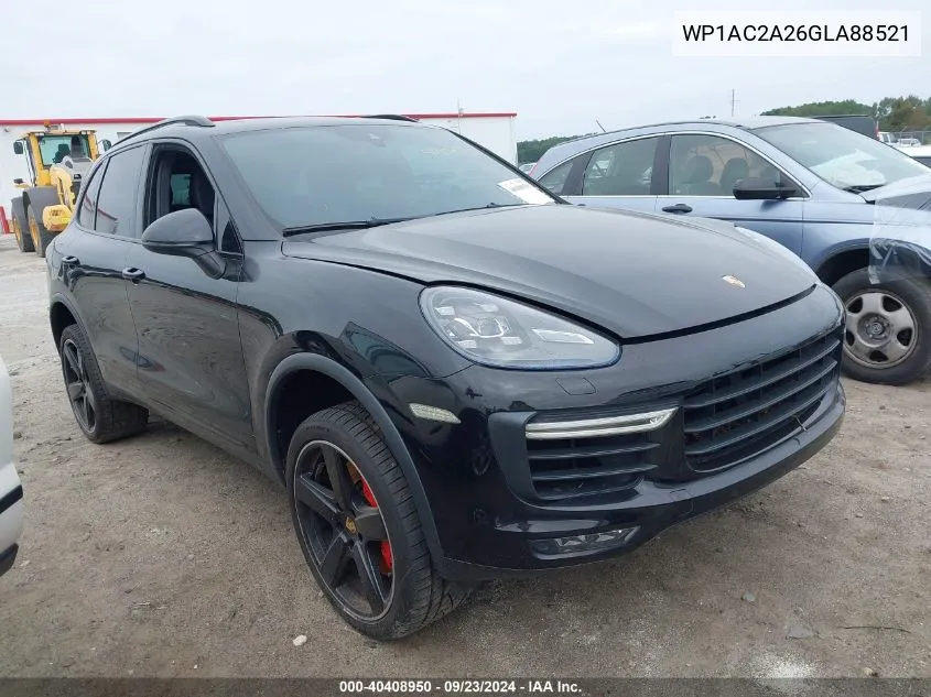 2016 Porsche Cayenne Turbo VIN: WP1AC2A26GLA88521 Lot: 40408950