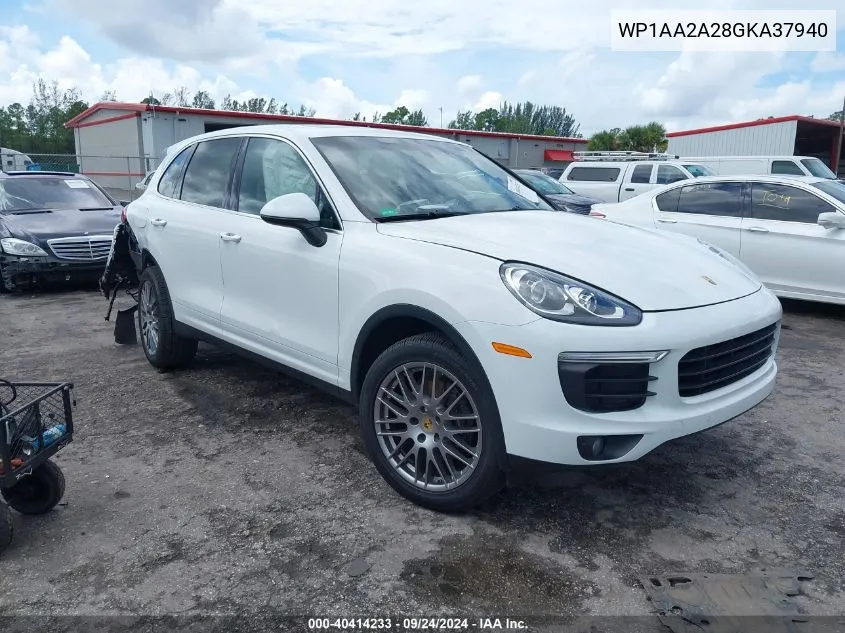 WP1AA2A28GKA37940 2016 Porsche Cayenne