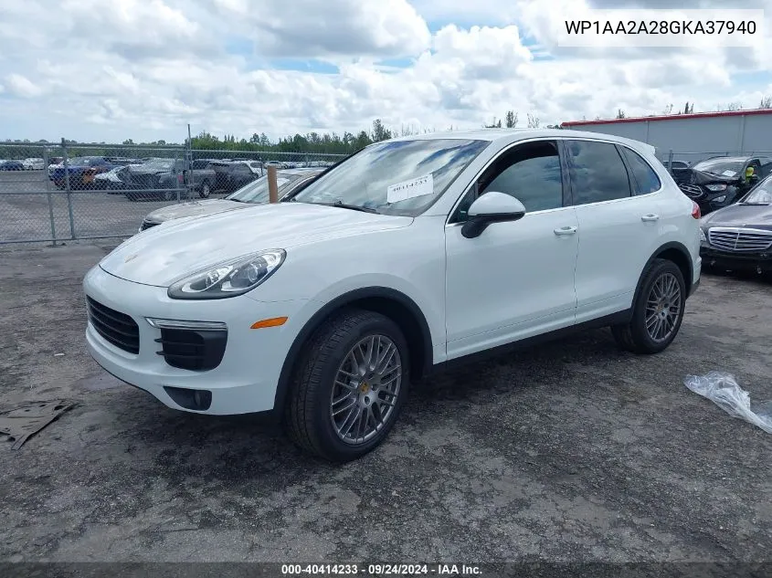 WP1AA2A28GKA37940 2016 Porsche Cayenne