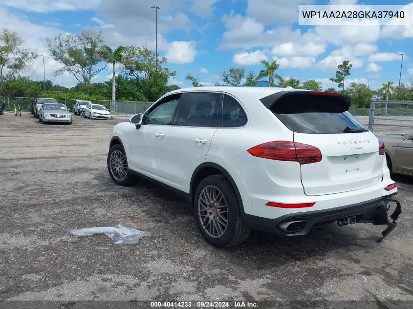 WP1AA2A28GKA37940 2016 Porsche Cayenne