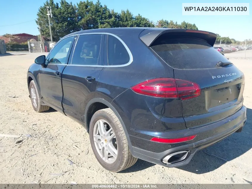 2016 Porsche Cayenne VIN: WP1AA2A24GKA11030 Lot: 40606462